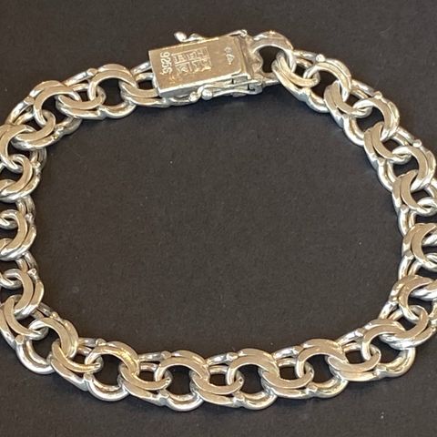 Armbånd sølv herre dame unisex