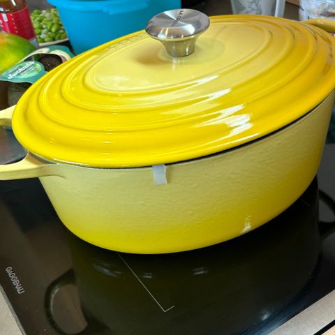 Le Creuset oval støpejernsgryte 6,3 L Soleil