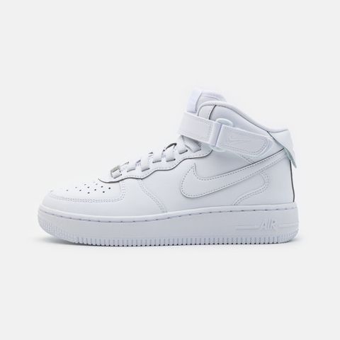 Nike Air Force 1 Mid -hvit str 45