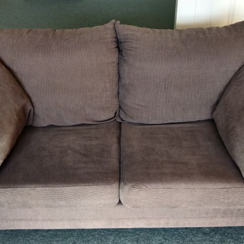 Sofa to-seter 2 stk Selges m/pomf (sofagruppe)