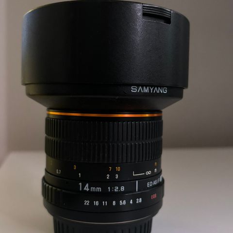 Samyang 14mm for canon EF