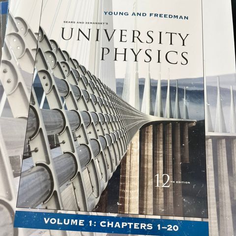 University Physics, 12th edition, volum 1-3