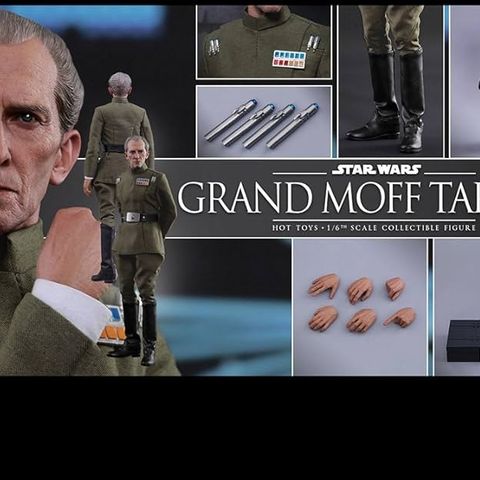 Hot toys Vader Mms 572 og Moff Tarkin selges samlet