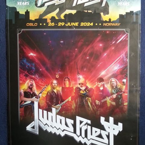 JUDAS PRIEST - Tons of Rock, Oslo, 26-28. Juni 2024 (Plakat)