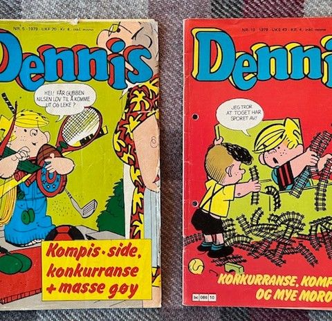 Tegneserier, DENNIS fra 1978 og 1979