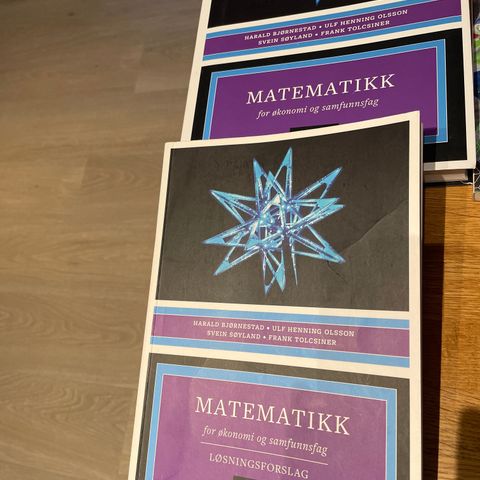 matematikk for økonomi og samfunnsfag