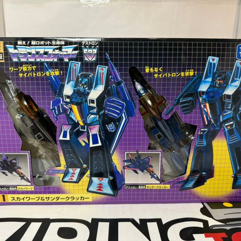 Transformers Encore Skywarp og Thundercracker G1 MIB