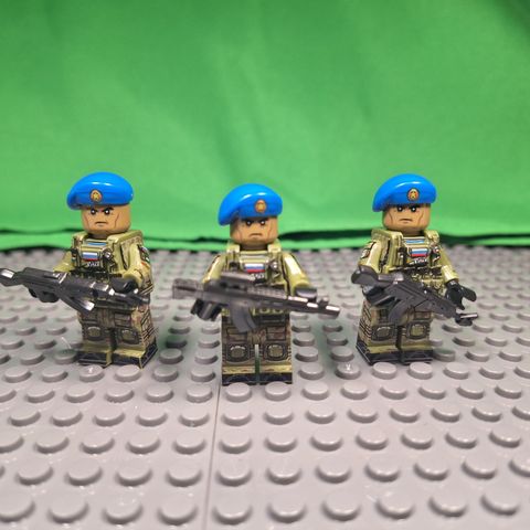 Russiskе fallskjermjegere "vdv" minifigurer kompitable med Lego