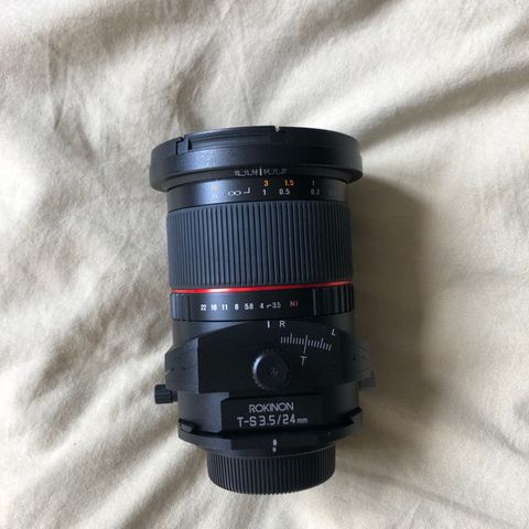 Rokinon Tilt-Shift 24mm F/3.5 Ed As Umc Linse For Nikon