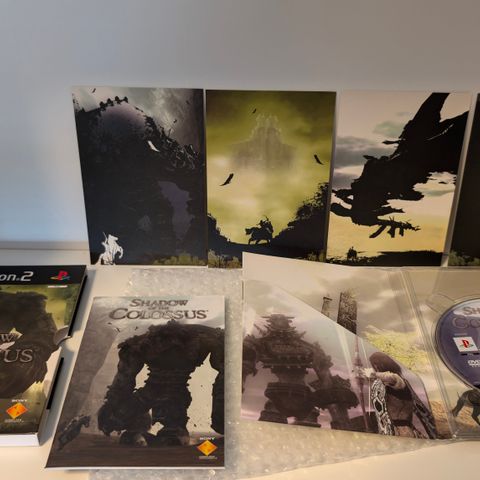 Shadow of the Colossus, PAL Playstation 2, m/manual + 4 art cards