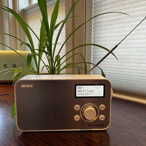 Sony Dab radio - veldig god lyd og intuitiv i bruk