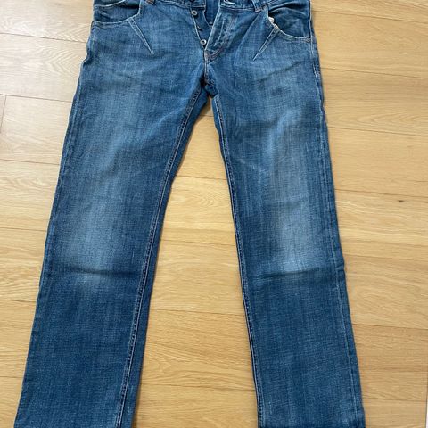 Div jeansbukser, Armani, Levi’s, Rene Lezard, Chaps