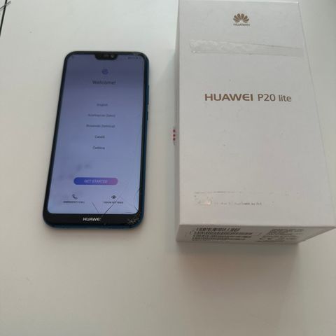 Huawei P20 Lite knust skjerm