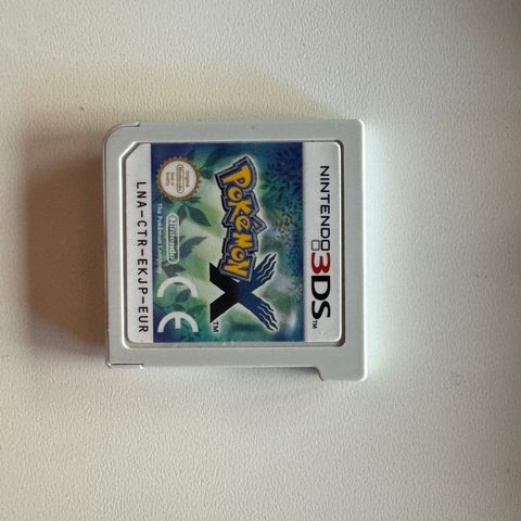 Pokemon X til 3ds