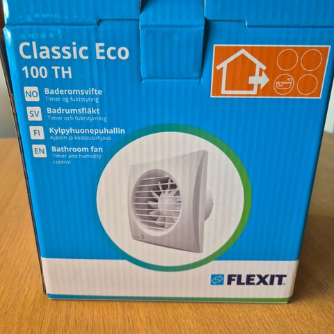 Baderomsvifte Flexit Classic ECO 100 TH