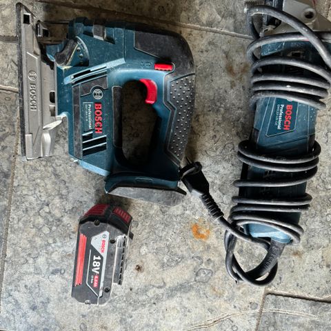 Bosch GWS 19-125 CIE + GST 18V-LI B