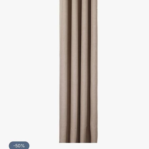 Linoso lysdempende gardiner beige