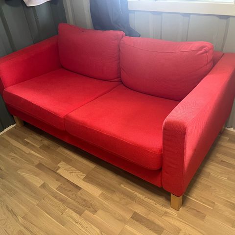 2 seter stoff sofa fra Ikea