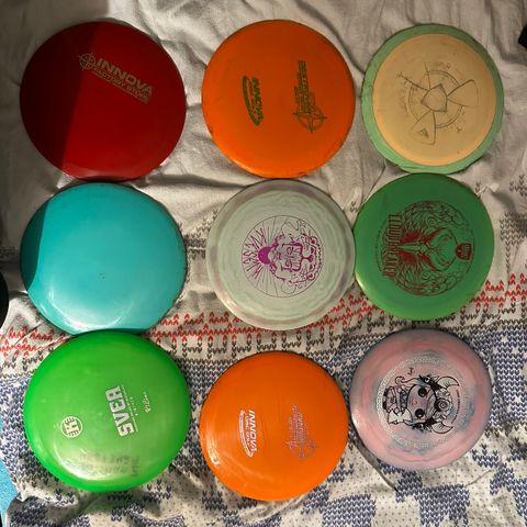 9 Disc/Frisbee Golf Disker!