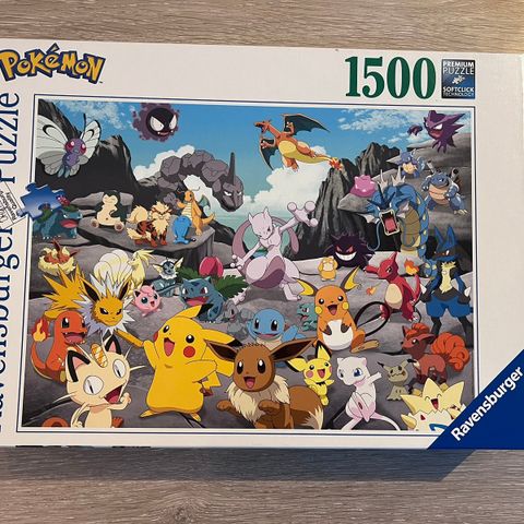 Puslespill Pokemon 1500 brikker