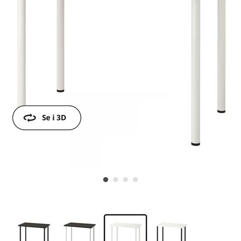 Skrivebord, Linnmom Ikea