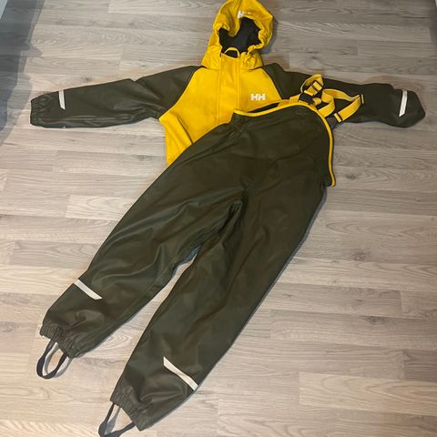 Fleeceforet regndress Helly Hansen str 116