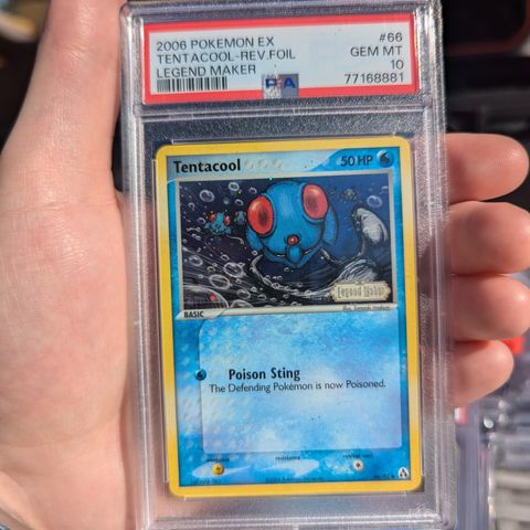 Tentacool Reverse Holo PSA 10 Gem-Mint 💎