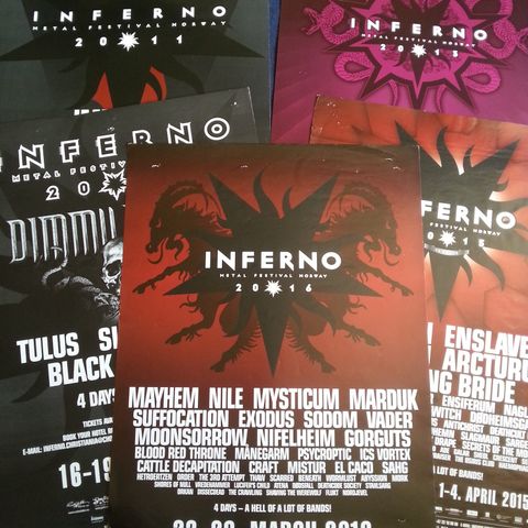 Inferno Metal Festival (5 stk. Plakater)