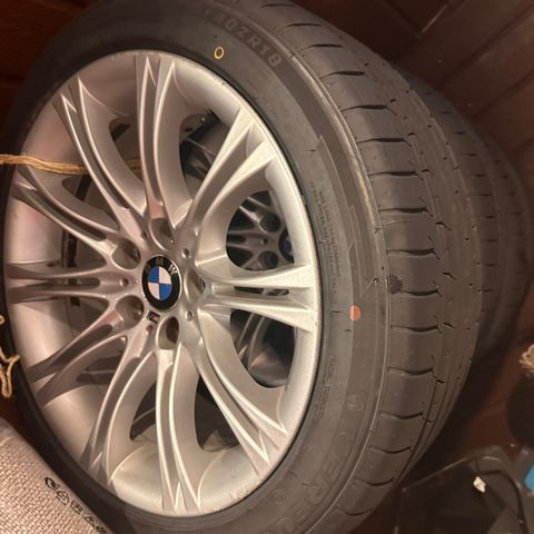 Bmw 5 7 e60 orginal felger 5x120 dekk