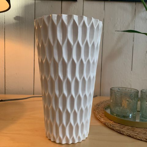 Hvit vase