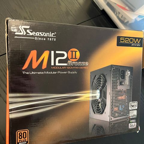 Seasonic M12II Bronze 520W 80Plus Power Supply