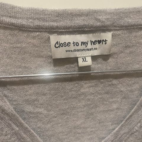 Close to my heart 100% cashmere trøye XL (L)