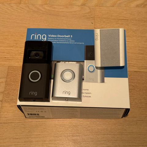 Ring Video Doorbell 3 + Ring Chime 2nd gen