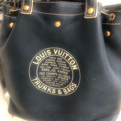 LOUIS VUITTON SHOE BAG TOBAGO BLEU - STRAND BAG