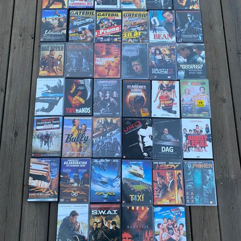 dvd samling 40 stk selges samlet