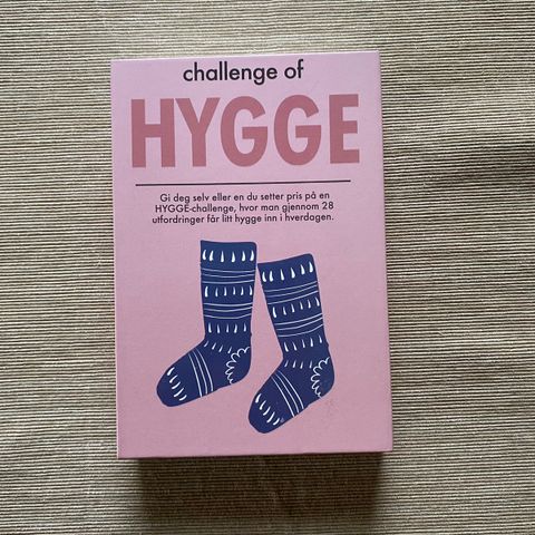 Utfordringskort Challenge of hygge