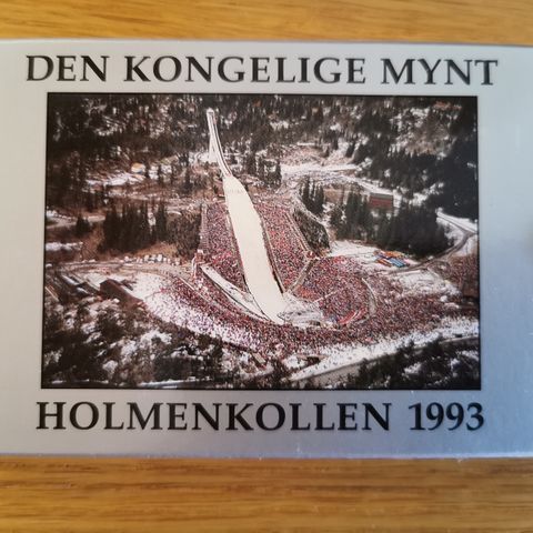 Den kongelige mynt Holmenkollen 1991 1992 og 1993