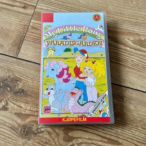 My Little Pony -  PARADISGÅRDEN (VHS med norsk tale) fra 1988