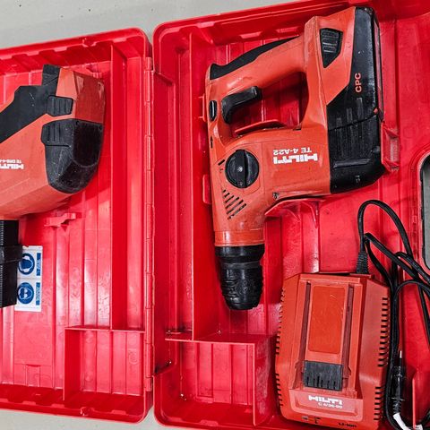 Hilti borhammer TE 4-A22  med TE DRS-4-A22 støvavsug