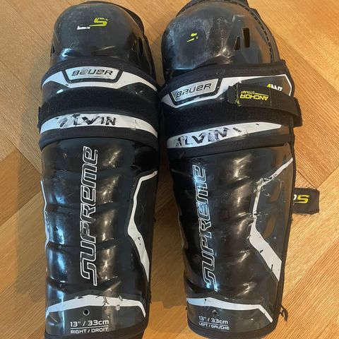 Bauer 2s leggskinn størrelse 13’’/33cm