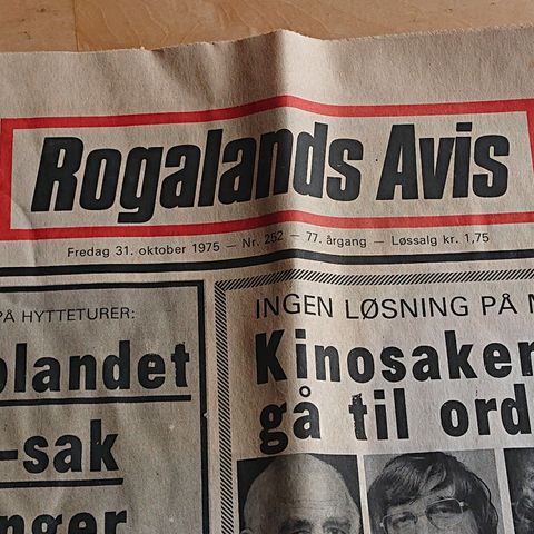 Rogalands Avis 1975