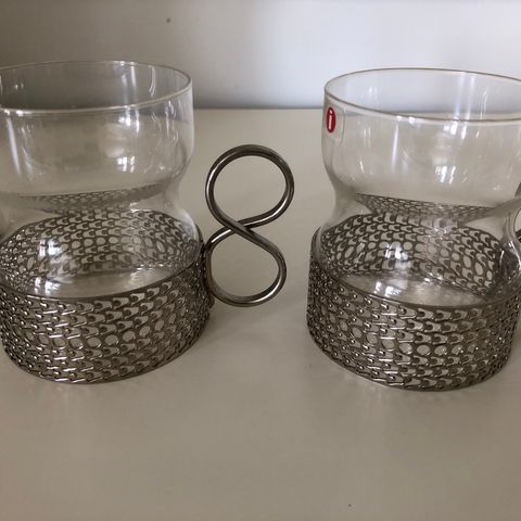 2 fine glass fra Iittala, Tsaikka selges