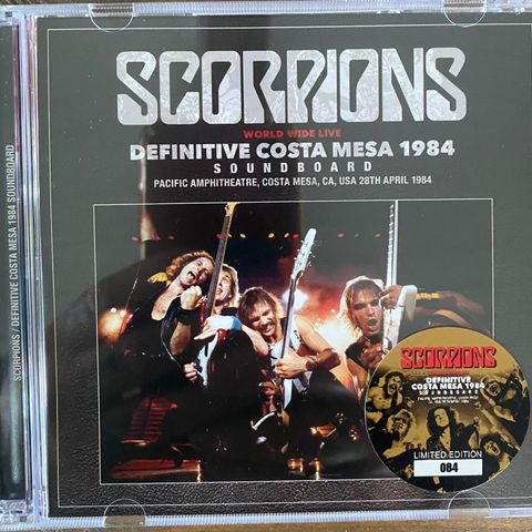 SCORPIONS - DEFINITIVE COSTA MESA 1984