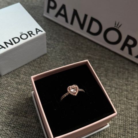 Ubrukt pandora promise ring