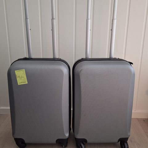 2 brukte kofferter