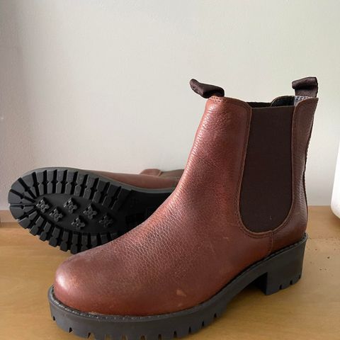 Chelsea boots cognac str 37