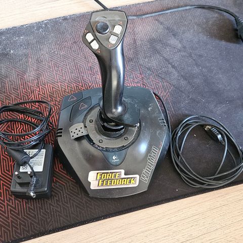 Logitec wingman force feedback joystick