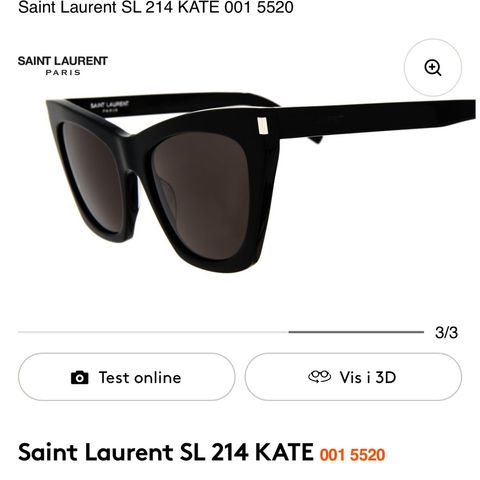 SAINT laurent  solbriller