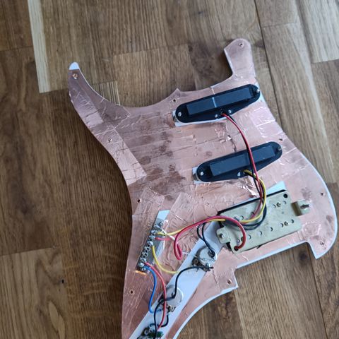 Loaded pickguard. HSS