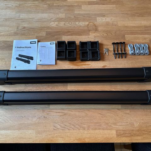 Thule Snowpack 6 skistativ sort farge selges